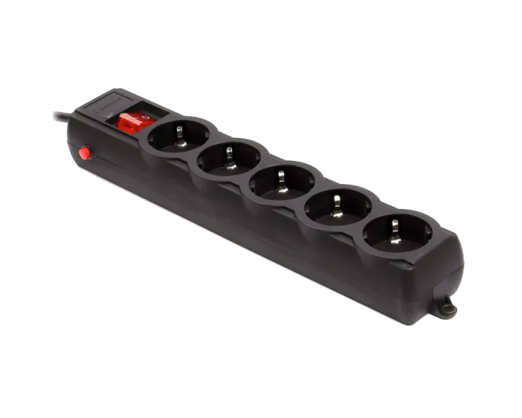 Gembird SPG5-G-15B-PRO 4.5 м кабель 5 розеток Мережевий фільтр