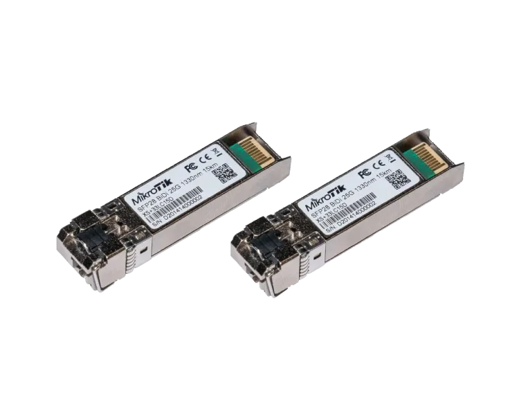 MikroTik XS+2733LC15D Пара SFP28 модулів