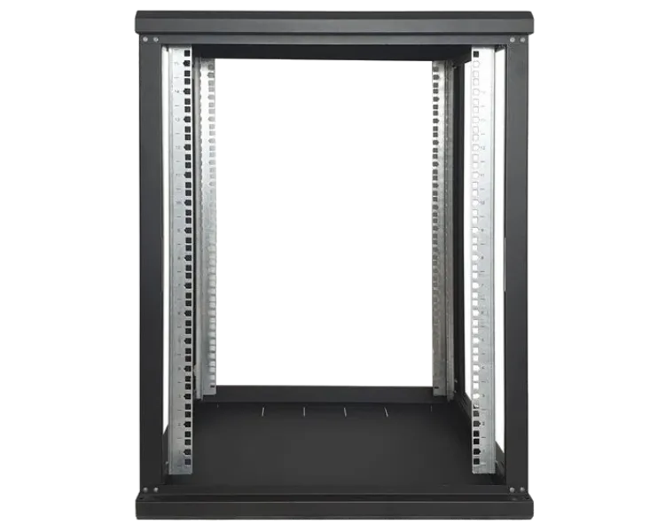 EServer 12U 600х350х637 скло, чорна Шафа