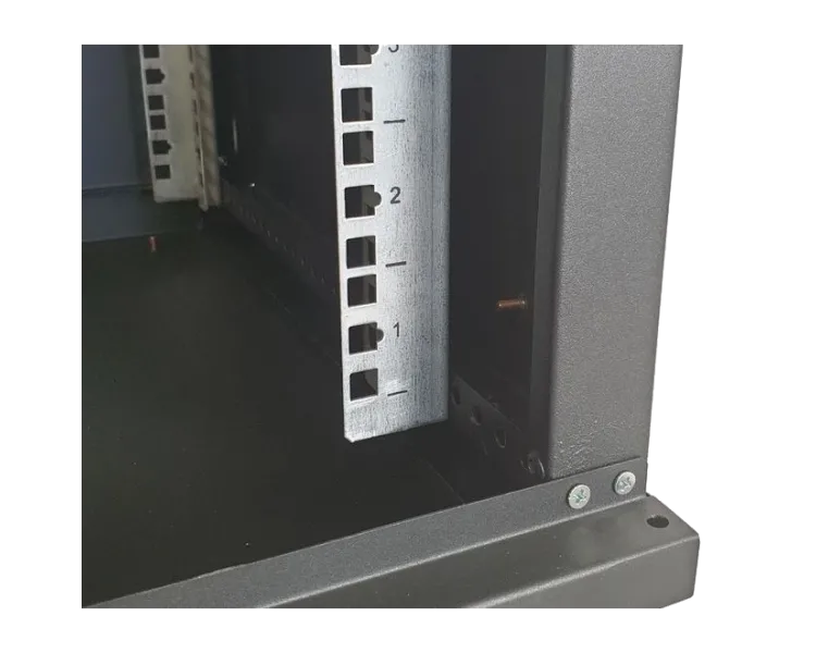 EServer 12U 600х350х637 скло, чорна Шафа