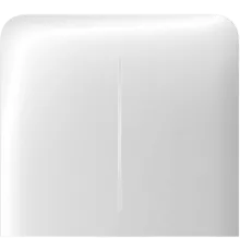 Ajax SideButton (2-gang) vertical white Кнопка
