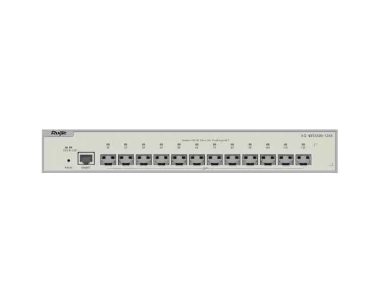 Ruijie Reyee RG-NBS5500-12XS Комутатор 12-портовий 10G SFP+ керований L3