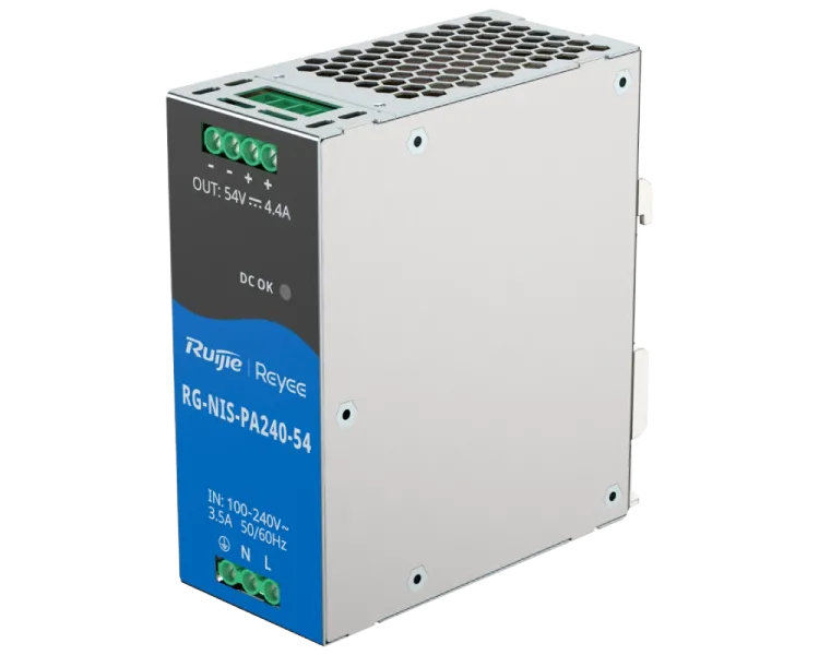 Ruijie RG-NIS-PA240-54 AC/DC 54В 4.4А 240 Вт на DIN-рейку Блок питания