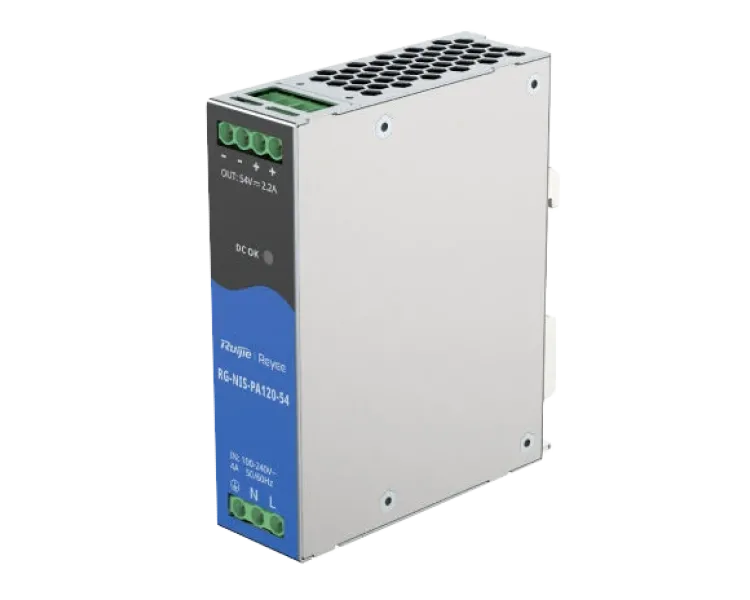 Ruijie RG-NIS-PA120-54 AC/DC 54В 2.2А 120 Вт на DIN-рейку Блок питания