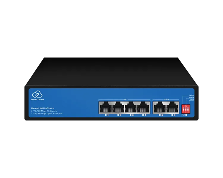 Ewind EW-ES2006CF-AP PoE Комутатор 6 портів некерований