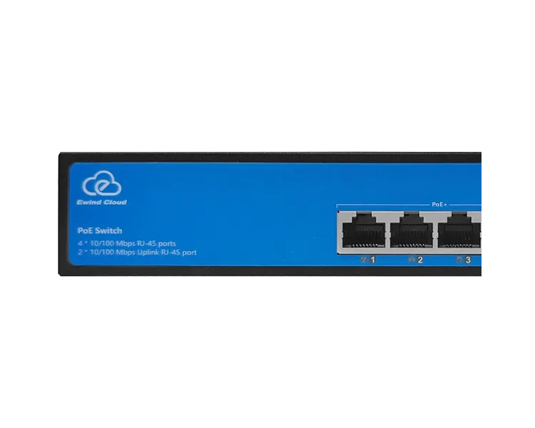 Ewind EW-ES2006CF-AP PoE Комутатор 6 портів некерований