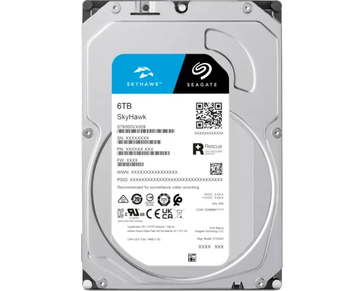 Seagate SkyHawk ST6000VX009 6Тб Жорсткий диск внутрішній