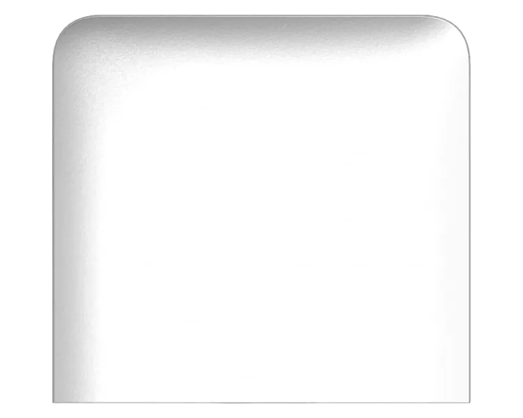 Ajax SideButton (1-gang) white vertical Кнопка
