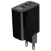 Gembird TA-UC-PDQC30LCD-BK-02 Мережевий зарядний пристрій