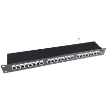 24 порта 1U 19" модульна (без модулів) STP патч-панель EServer