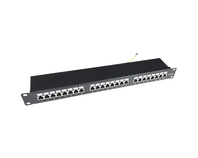 24 порта 1U 19" модульна (без модулів) STP патч-панель EServer