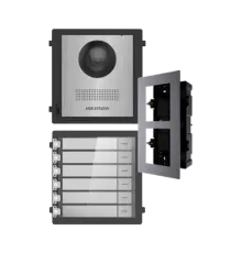 DS-KD8003-IME1NS + DS-KD-ACF2/Plastic + DS-KD-KK/S Комплект модулів Hikvision