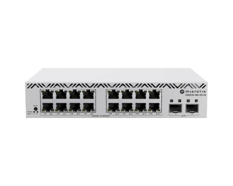 MikroTik CSS318-16G-2S+IN Комутатор 16 портів керований