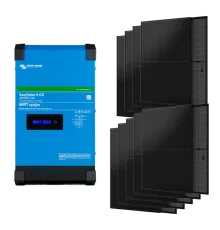 Victron Energy EasySolar-II GX 48/3000/35-32 + AIKO-A445-MAH54Mb 2.4 кВт Система автономного живлення однофазна