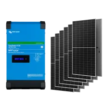 Victron Energy EasySolar-II GX 48/3000/35-32 + AIKO G645-MCH72Dw 2.4 кВт Система автономного живлення однофазна