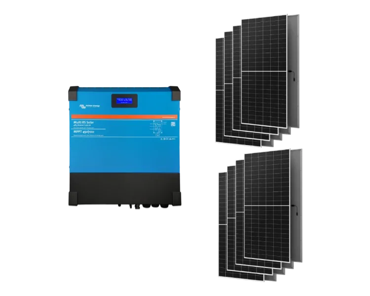 Victron Energy Multi RS Solar 48/6000/100-450/80 + AIKO G645-MCH7 5.3 кВт2Dw Система автономного живлення однофазна