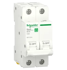 RESI9 25 А, 2P, крива С, 6кА Автоматичний вимикач Schneider Electric