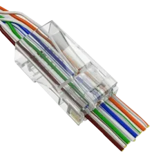RJ-45 8P8C UTP Cat-5 (50 шт/уп.) для наскрізного підключення Конектор Merlion