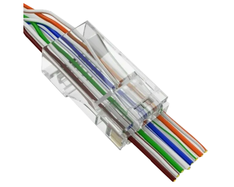RJ-45 8P8C UTP Cat-5 (50 шт/уп.) для наскрізного підключення Конектор Merlion