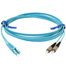 CMS FC/UPC-LC/UPC MM (OM3) 3м Duplex Slim Патчкорд оптичний