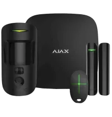 Ajax StarterKit Cam HDR (8EU) UA black охоронної сигналізації Комплект