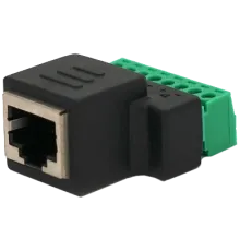 RJ-45(F) (8 контактів) з клемами під кабель Роз'єм