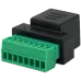 RJ-45(F) (8 контактів) з клемами під кабель Роз'єм
