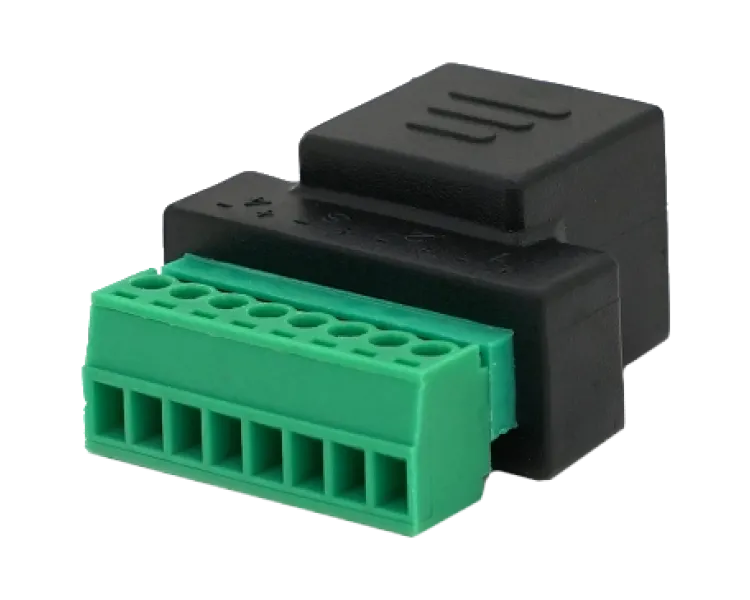 RJ-45(F) (8 контактів) з клемами під кабель Роз'єм