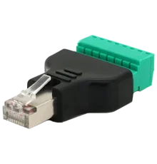 RJ-45(M) (8 контактів) з клемами під кабель Роз'єм