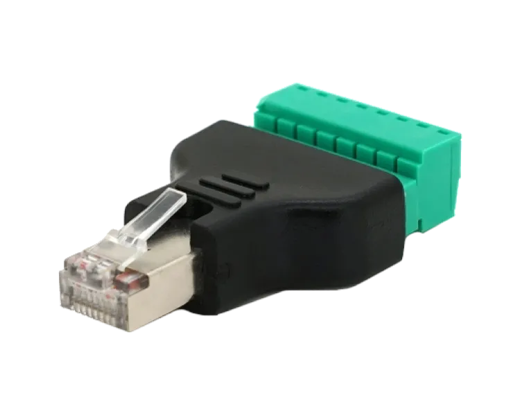 RJ-45(M) (8 контактів) з клемами під кабель Роз'єм