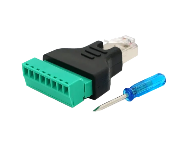 RJ-45(M) (8 контактів) з клемами під кабель Роз'єм