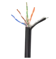 UTP 4*2*0.5-CU PE MP кат.5е (UTP мідь зовнішній з дротом) бухта 305м Кабель ATIS