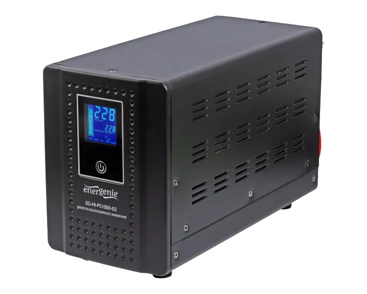 EnerGenie EG-HI-PS2000-02 2000ВA чиста синусоїда Джерело безперебійного живлення під акумулятор