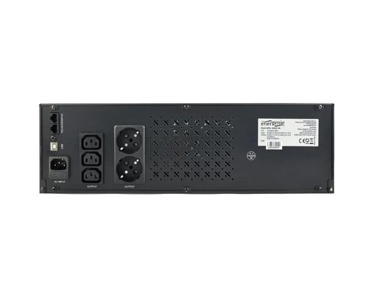 EnerGenie UPS-RACK-1200 1200А апроксимована синусоїда Джерело безперебійного живлення