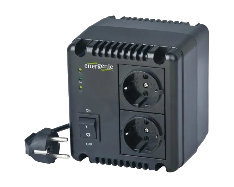 EnerGenie EG-AVR-1001 220В 1000 ВА Автоматичний регулятор та стабілізатор