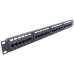 NVC-PN-12/24 CAT5/CAT6 19" 1U 24 порти екранована Патч-панель Hypernet