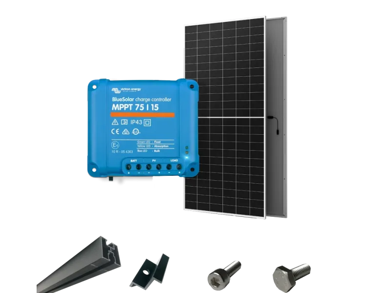 Victron Energy BlueSolar MPPT 75/15 + AIKO G645-MCH72Dw Система автономного живлення однофазна