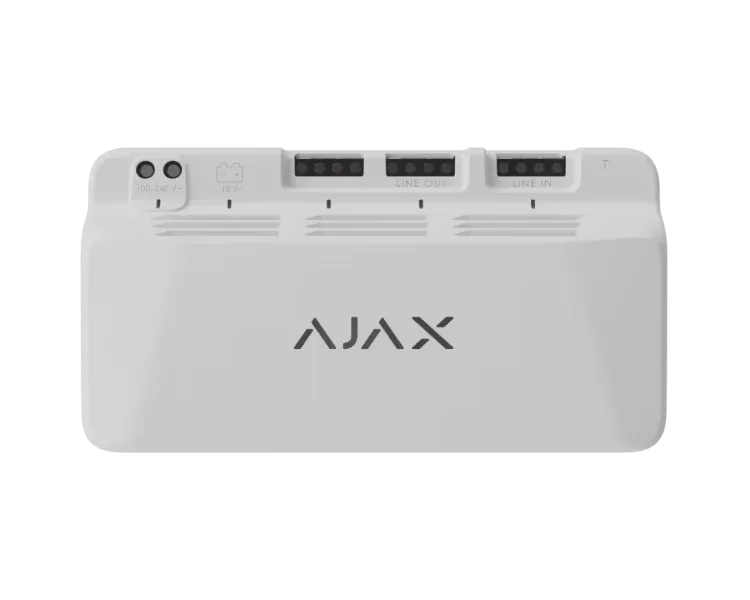 Блок живлення для роботи лінії Fibra Ajax Superior LineSupply (45W) ASP white Fibra