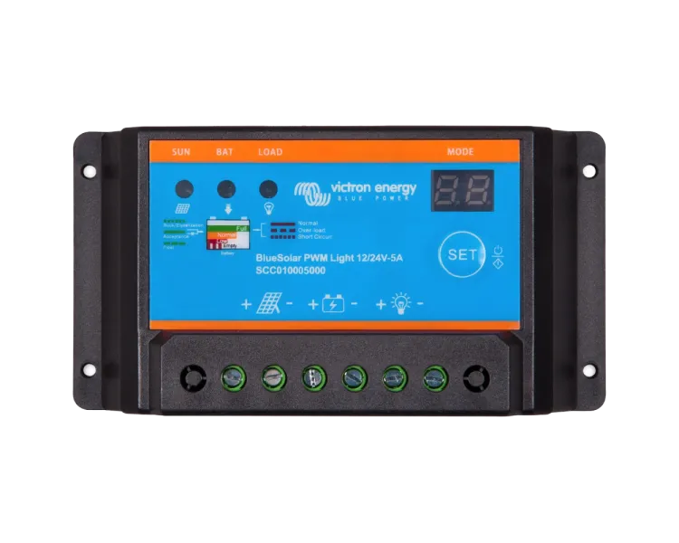 Victron Energy BlueSolar PWM-Light Charge Controller 12/24-5 Контролер заряду