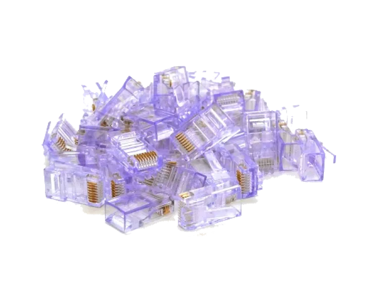 Merlion RJ-45 8P8C UTP Cat-5 (100 шт/уп.) Q100 Violet Конектор