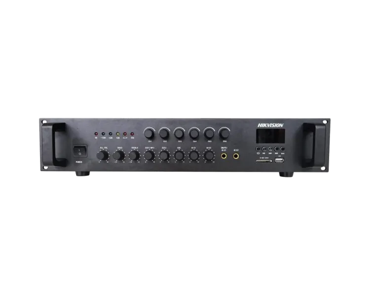 Hikvision DS-QAE0A240G1-VB6/EU 240 Вт 6-зонний Аналоговий підсилювач