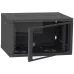 IPCOM CH-6U 600x350 скло RAL9005 Шафа серверна