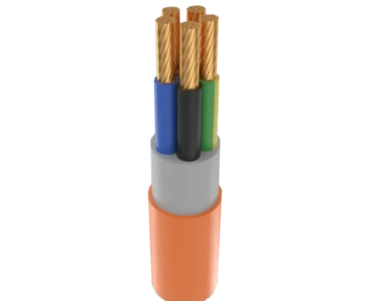 HXH-FE180/Е90-J 5х6 RE-0.6/1 kV(бухта 100 м)(NKK) Кабель Мега-Кабель