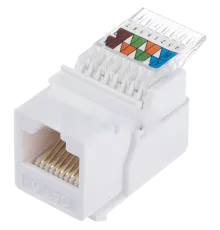 Hager Lumina WL9002 SLIM KeyStone RJ-45 UTP, кат.5е Модуль