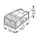 COMPACT 2х2.5 (без пасти) Клема WAGO 2273-202