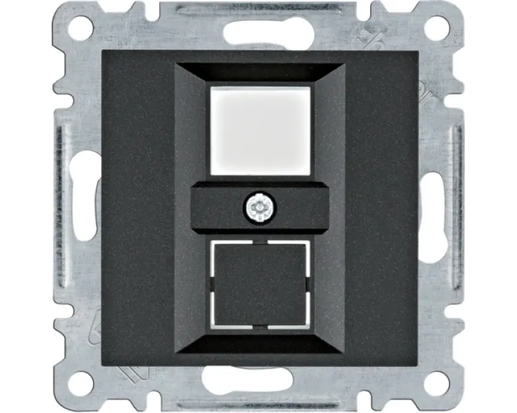 подвійна для RJ12/RJ45 Панель Hager Lumina WL2323