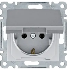 Hager Lumina WL1152 16А/230В Розетка із з/к з кришкою