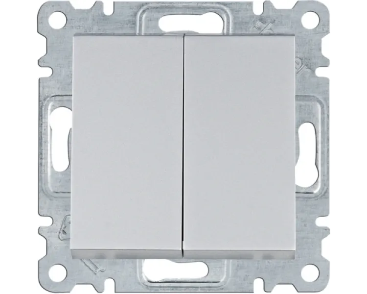 Hager Lumina WL0042 Вимикач 2-клавішний