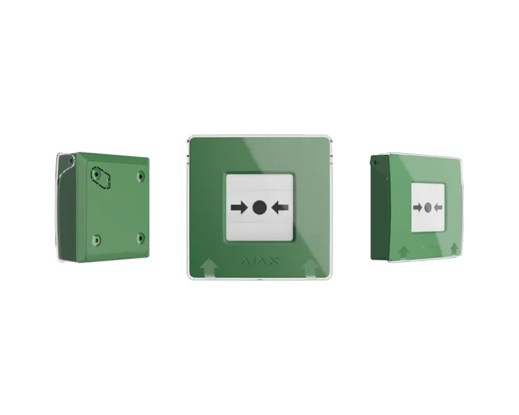 Ajax Manual Call Point (Green) ручний бездротовий Сповіщувач
