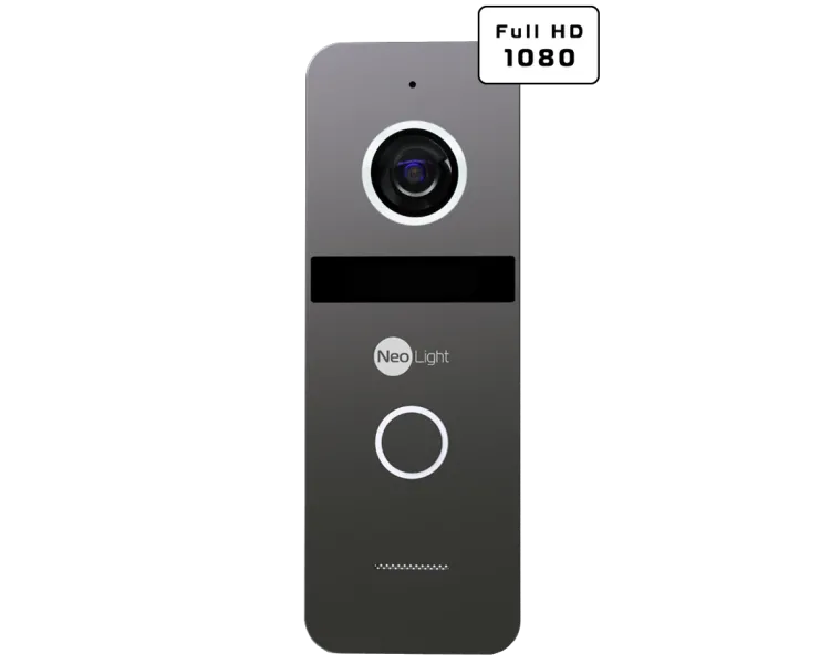 Neolight ALPHA Hybrid Black + SOLO FHD Graphite Комплект відеодомофону